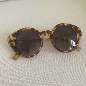 Anthropologie Cat Eye Tortoise Shell Sunglasses